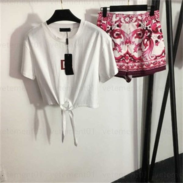 

summer track suit crop tshirt 2 piece set women letter print tie waist short short sleeve t shirt vintage floral printed shorts womens track, Gray