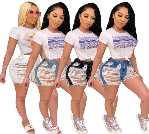 

women short jeans hole denim shorts ladies high waist shorts summer female casual short pants womens fashion jeans 0507134389900, White;black