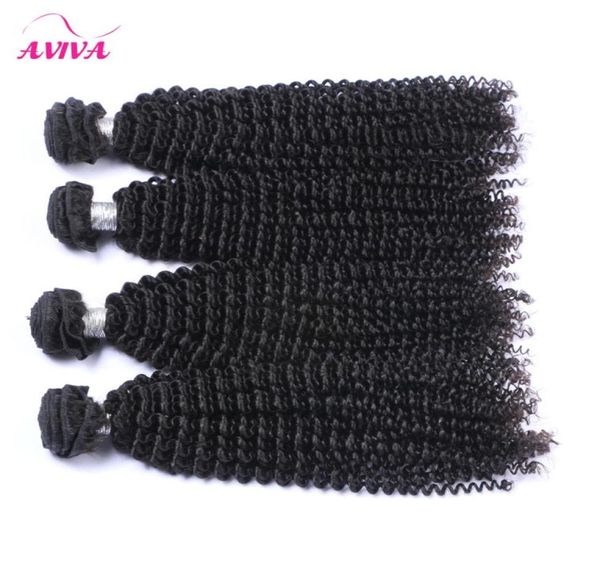 

mongolian kinky curly virgin hair weaves bundles 3pcs lot unprocessed mongolian curly hair wefts afro kinky curly remy human hair 4054778, Black