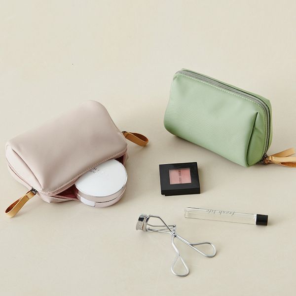 

cosmetic bags cases women bag solid color korean style makeup pouch toiletry waterproof organizer case drop 230725