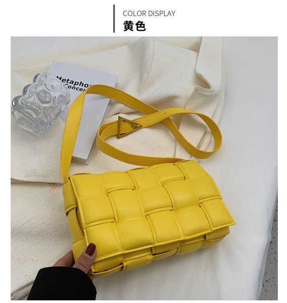 

designer bag cassette bags fashionable solid color woven pattern womens bag qg0s