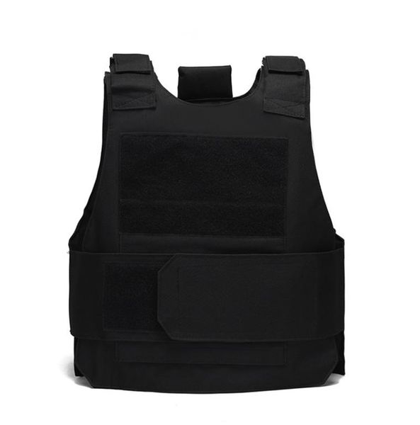 

men039s vests tactical army vest down body armor plate tactical airsoft vest cp camo 2209018238426, Black;white