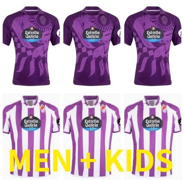 

23 24 real valladolid cf soccer jerseys sergi guardiola 2023 2024 oscar plano r.alcaraz camiseta de futbol javi moyano men kids kit football, Black;yellow