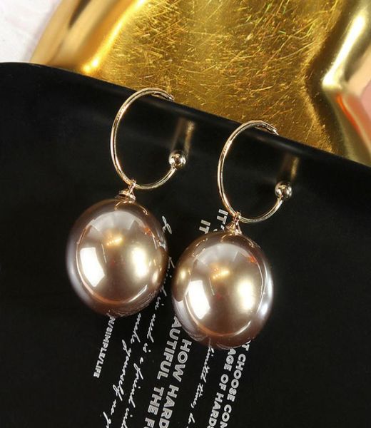 

pearl earrings temperament wild personality earrings thin slim pendant simple exaggerated earrings5409522, Silver