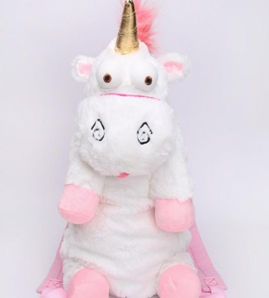 

new children039s plush bag lovely plush bag unicorn backpack cartoon animal shoulder bag winter6809444