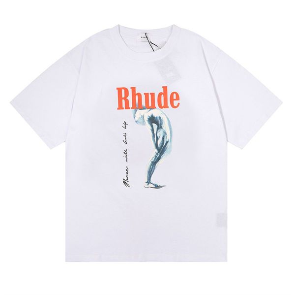 

2023 summer new short-sleeved t-shirt, black three-dimensional labeling, red and green classic webbing with thorn letters and pattern combin, White;black