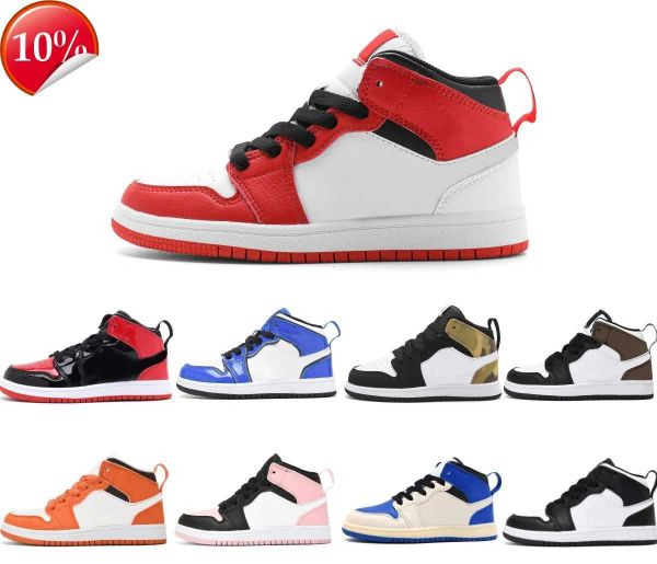 

kids shoes toddler baby 1s children youth kid sports shoe sneaker designer boys girl infants toddlers basketball white black luxury palt