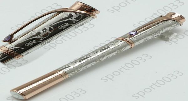 

mb pen princesse grace de pattern engraved roller ball pen school office stationery mb brand pens gift8051083
