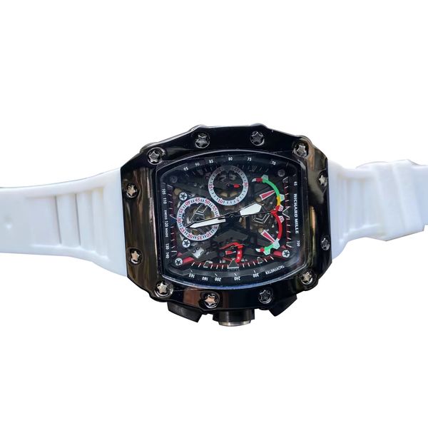 

designer watches all the crime sports watches quartz watch dial work mechanical hollowed out visual dial montre de luxe watch, Slivery;brown