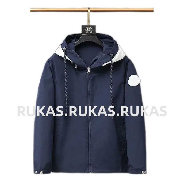 

men's jacket autumn and winter coat maya fashion french brand monclair design casual men and women with hooded windproof mountaineering, Black;brown