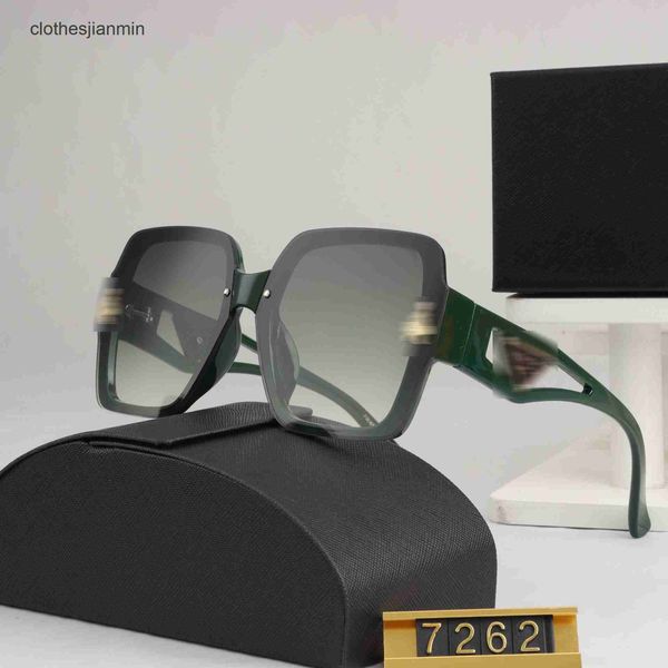 

2023 design sunglasses %80 factory wholesale and retail new p home hd fashion sunglass box mi pin ins style 2627, White;black