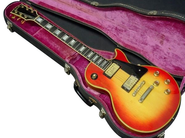 

paul custom cherry sunburst 1972 electric guitar