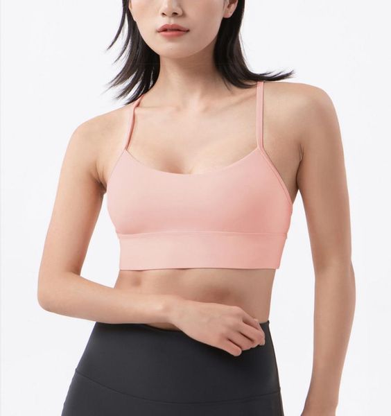 

ll stretch yshaped yoga bra women classic y bras breathable sports tank underwear jogging padded gym running lingerie2039514