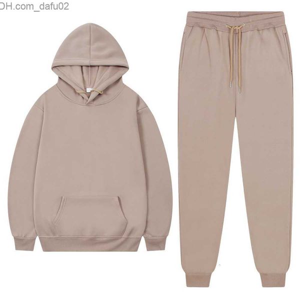 

men's tracksuits men's tracksuits tracksuit winter fleece sports suit for men oversize hooded trouser autumn female warm suits 233, Gray