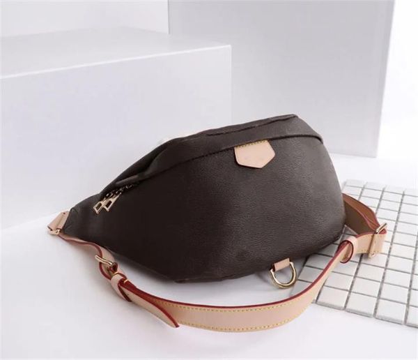 

2023 style bumbag cross body designer shoulder bag brown flower leather luxury waist bags temperament fanny pack bum waist pocket aaaaa