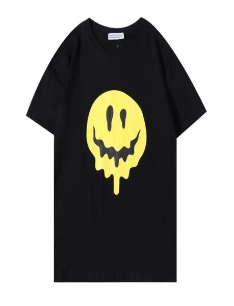 

2022 summer paris designer tshirts mens classic face printing t shirts men women fashion tshirt casual streetwear cotton t2615864, White;black