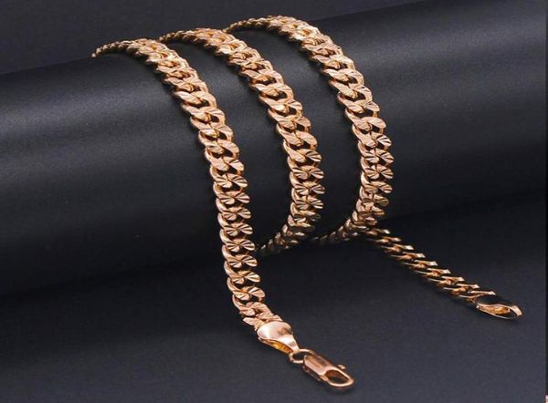 

chains anietna 75mm 60cm curb hip hop necklace for men cool 585 rose gold color choker link jewelry gift party collar hombre1928891, Silver