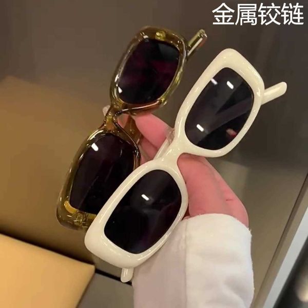 

the new korean version of fashionable small frame square sunglasses for womenss mallf acew itha h ighendfe elis po pularon th ein ternetand, White;black