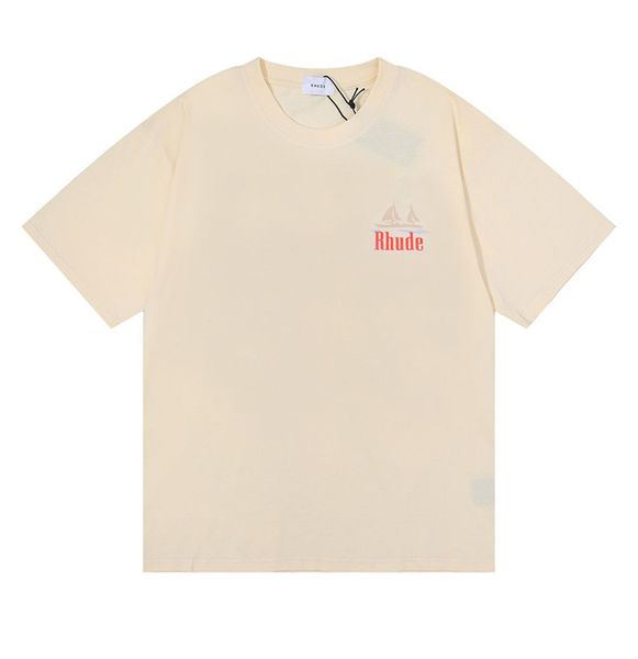 

2023 summer new short-sleeved t-shirt, black three-dimensional labeling, red and green classic webbing with thorn letters and pattern combin, White;black