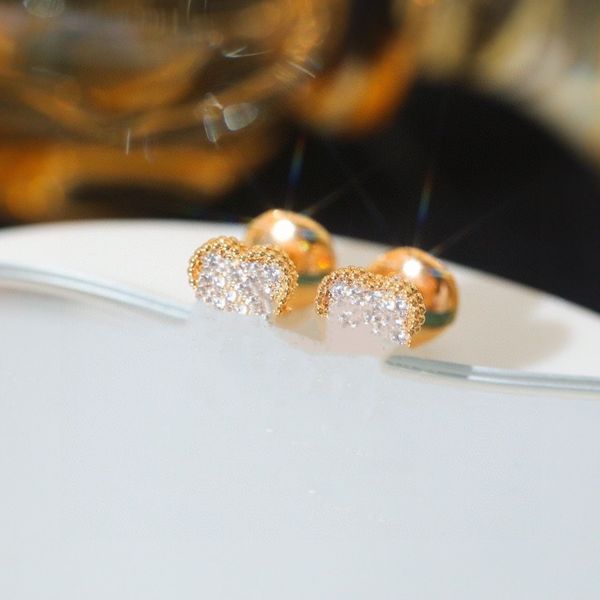 

designer studs earrings van retro cleef charm studs earrings stainless steel gold studs agate women's wedding jewelry gifts dcufsagu, Golden;silver