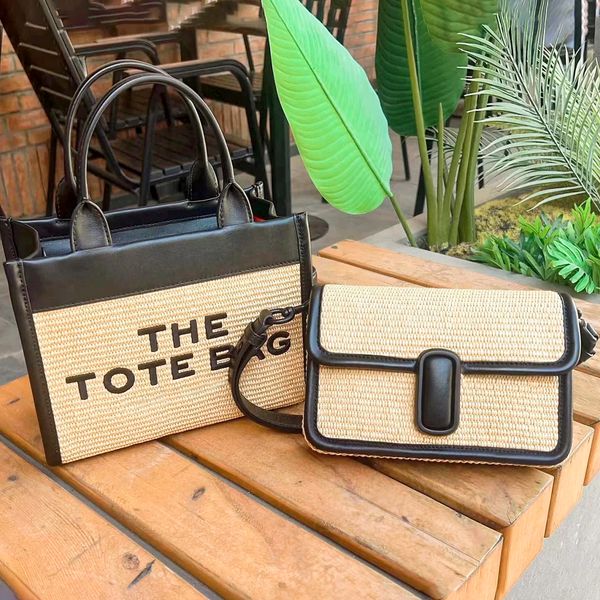 

snapsthe tote bag straw raffias womens mens clutch handle bags luxury cross body shoulder handbag fashion lady genuine leather designer week