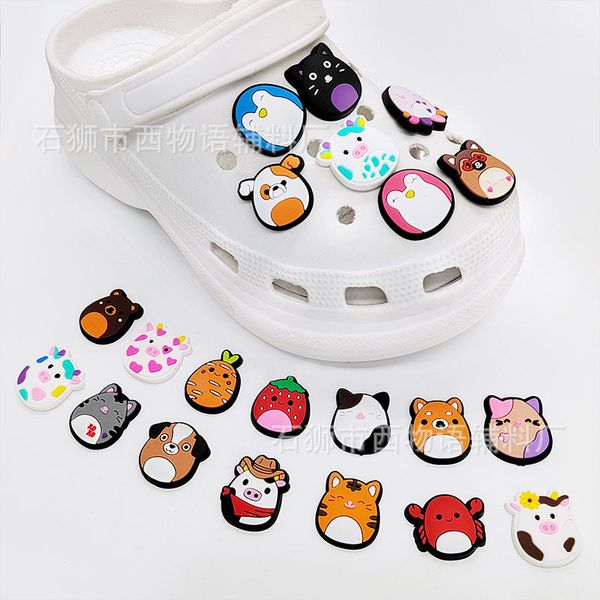 

anime charms wholesale childhood memories cats animals ocean funny gift cartoon charms shoe accessories pvc decoration buckle soft rubber cl, Blue