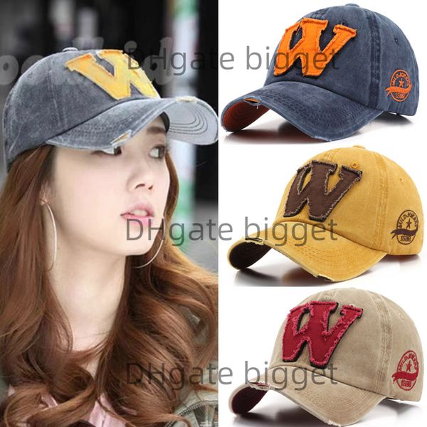 

baseball cap with letters patches vintage washed cotton hat, Blue;gray