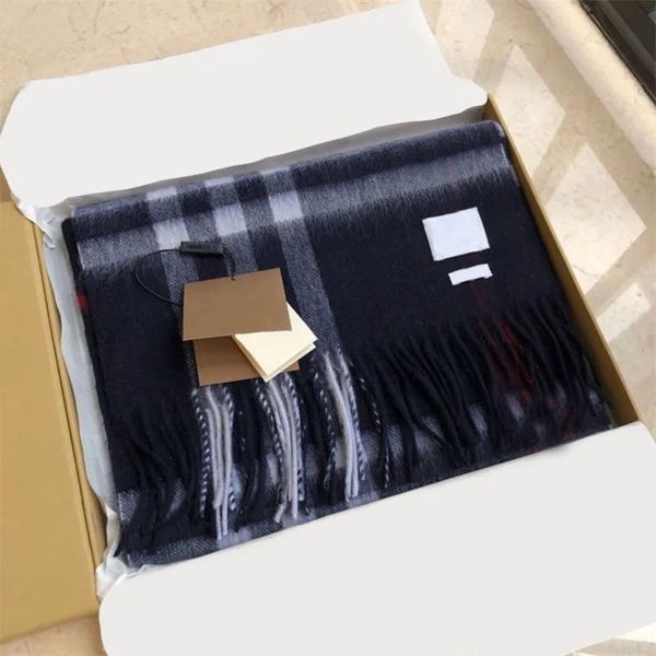 

designer scarfs wool echarpe winter cashmere scarves designer black red check plaid print luxury scarf for women fashion popular wind proof, Blue;gray