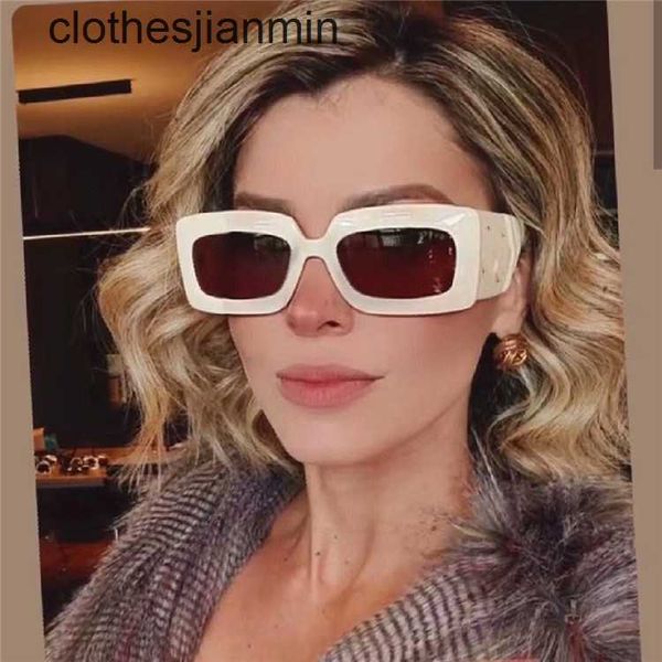 

2023 fashion design sunglasses %80 factory wholesale and retail g's new rectangular narrow frame sunglass star hip hop gg0811, White;black