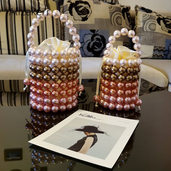 

evening bags colour pearl bag women handmade beaded small designer party purses ladies cute handbag wedding 230725