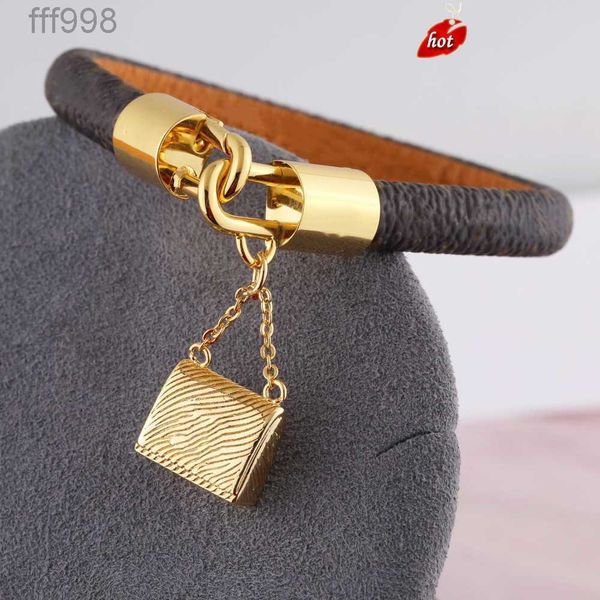 

jewelry unique design steel bangles leather bracelet supply retro flower fashion trend bracelets high 67kl quality stainless, Black