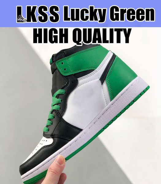 

lkss lucky green jumpman 1 1s shoes og mens basketball sneaker sports sneakers