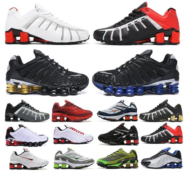 

desgner ride 2 running shoes shox tl r4 triple black white gold silver metallic enigma royal racer blue speed red neutral olive triple mens