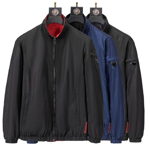 

8mens jackets luxury designer new style letter red striped jacket autumn/winter fashion casual outdoor jacket triangle badge jacket availabl, Black;brown