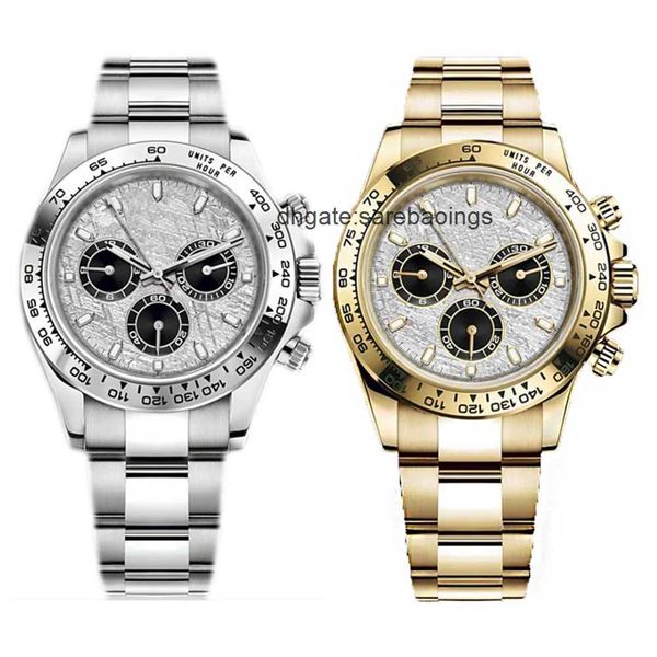 

abb_watches mens classic watches 40mm dial master automatic watch model mechanical watch round stainless steel wristwatch luxury sapphire wa, Slivery;golden