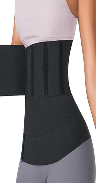 

women waist trainer bands fitness waist cincher body shaper shaperwear belt slimming tummy wrap adjustable belly band6473360, Black;white