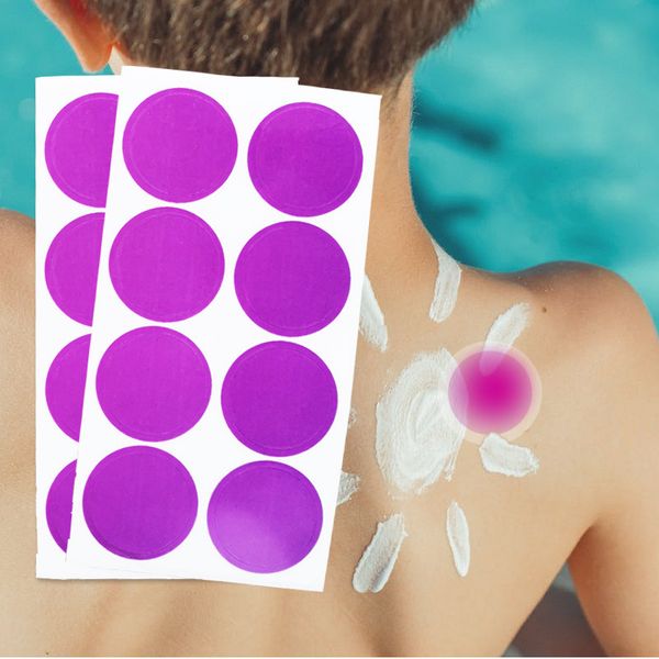 

summer uv testing paper sticker with psensitive color changing adhesive sticker uv prompt label sticker