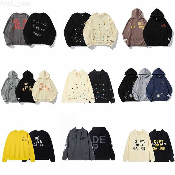

men's causal hoodies designer terry black grey pullover sweatshirts men hoody loose long sleeve hooded women hip hop streetwear couple