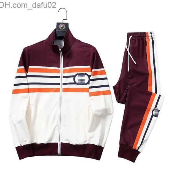 

men's tracksuits designer tracksuits men wome sports suit men's sleeve and trousers two piece fashion print autumn winter wear new, Gray