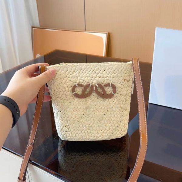 

mini straw beach bags designer bag woman crossbody bag luxury single shouder fashion tiny summer string totes 2023