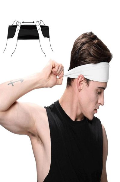 

kimter yoga hair band men women elastic sports headband for running cycling tennis basketball football exercise head wrap 73xa f7069203
