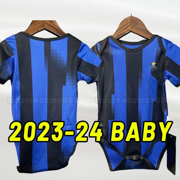 

baby j.correa lukaku soccer jerseys 23 24 barella lautaro inters eriksen away dzeko gosens milans uniforms asllani bellanova 2023 2024 home, Black;yellow
