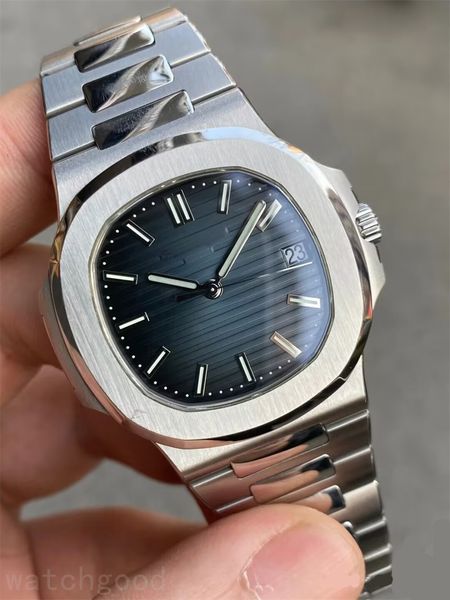 

nautilus square watches nautilus automatic montres movement 41mm classic 5711 reloj hombre plated gold silver designer woman watch with date, Slivery;brown