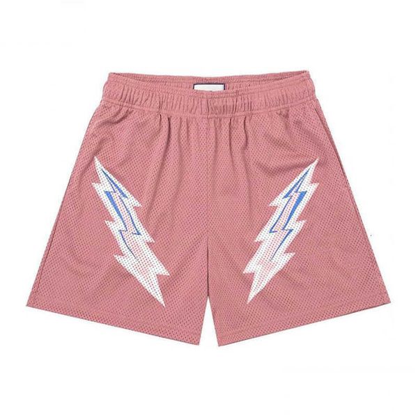 

ee shorts mens designer lightning pattern pants summer casual short fashion letter printed drawstring leaf design luxury sweatpants streetwe, White;black