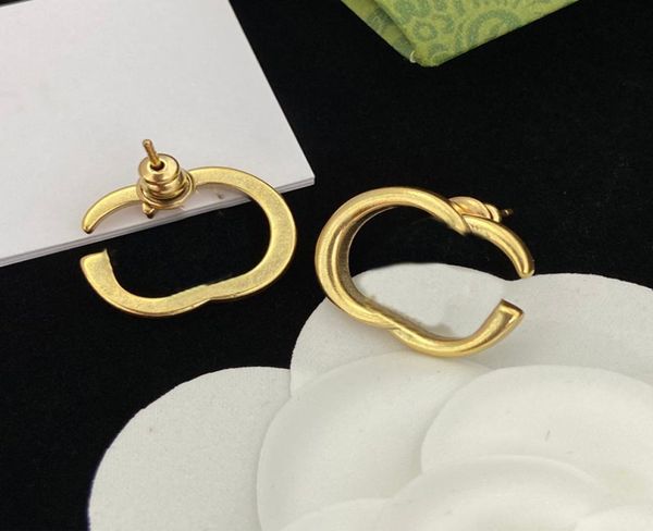 

women stud earings fashion gold earring designer for mens hoops women jewelry luxurys 925 silver studs bijoux de luxe with box7224659, Golden;silver