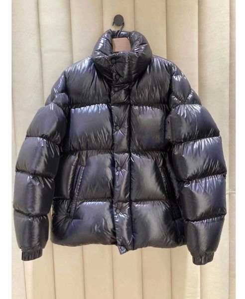 

designers monclairs mens jacket cardigan stand collar puffer jacket fashion warm big logo men downs jackets bytham1 winter down designer coa, Black