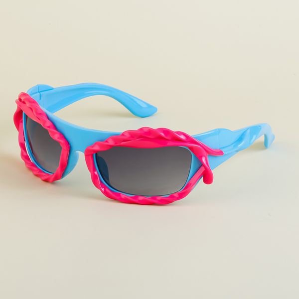 

fashion sunglasses women sunglasses popular personality sunglasses irregular sports windproof shaped sunglasses, White;black
