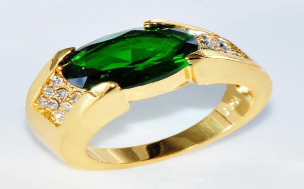 

fashion famous version size 811 male men ring big stone zirconia cz crystal gold filled mens engagement wedding ring jewelry for 7683417, Silver