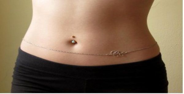 

punk leaf charm waist body chain gold silver plated body belly chain gothic womens jewelry body chain7336065