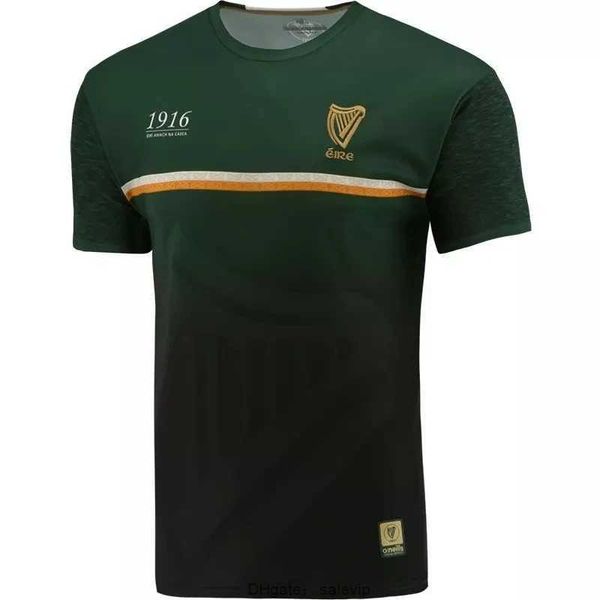 

new 1916 commemoration jersey green size s-m--xl-xxl-3xl-4xl-5xl, White;black